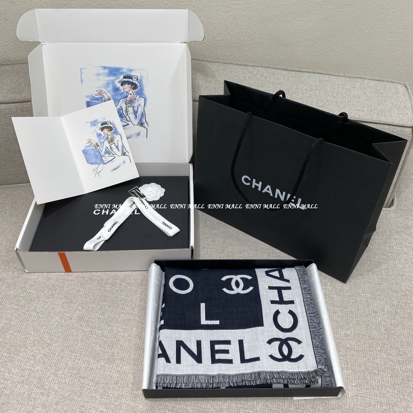 샤넬 머플러