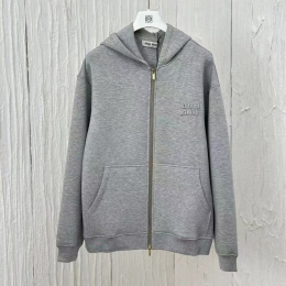 미우미우 지퍼 후디 가디건