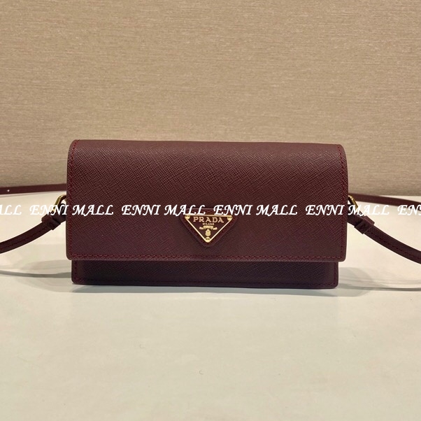 프라다 가죽 숄더백