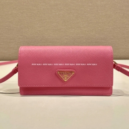 프라다 가죽 숄더백