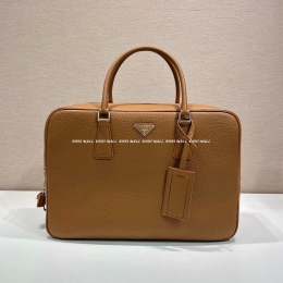 프라다 가죽 토트백 (40cm)