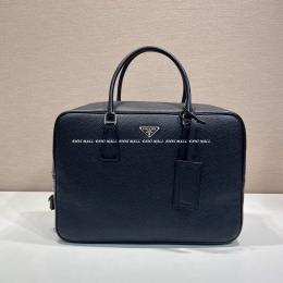 프라다 가죽 토트백 (40cm)