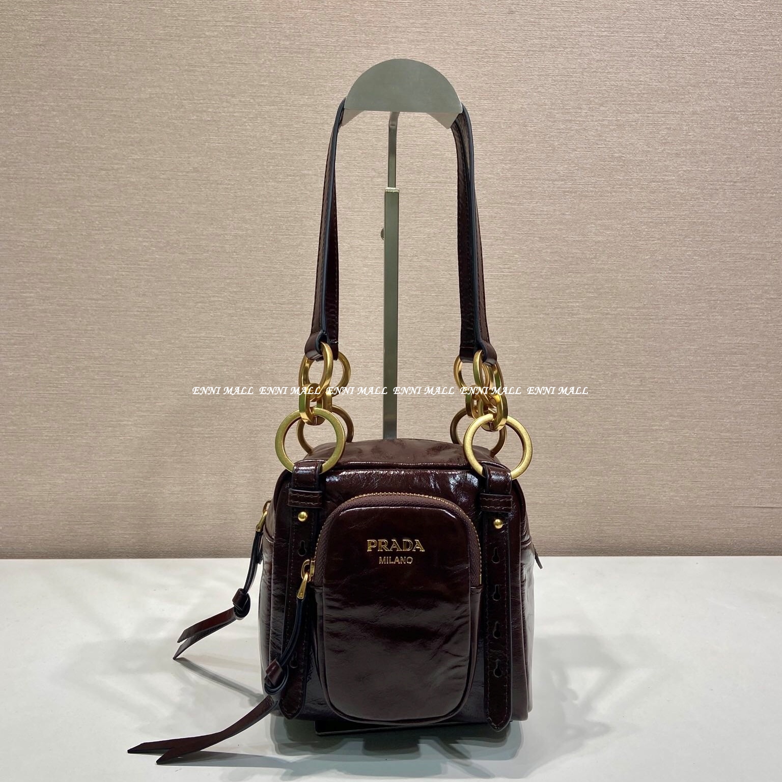 프라다 메신저백 (14cm)